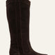 Jane Genuine Leather Chocolate Boots