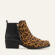 Guzi Genuine Leather Leopard Boots