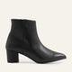 Sole Genuine Leather Black Boots