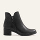 Noemie Genuine Leather Black Boots