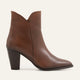 Fanci Genuine Leather Brown Boots