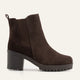 Persi Genuine Leather Suede Brown Boots