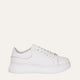 Ibiza Genuine Leather Women Sneakers White