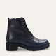 Asia Genuine Leather Navy Blue Boots