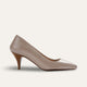 Alia Genuine Leather Women Shoes Beige