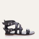 Ottavia Genuine Leather Women Sandals Black