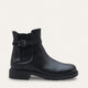 Castella Genuine Leather Black Boots