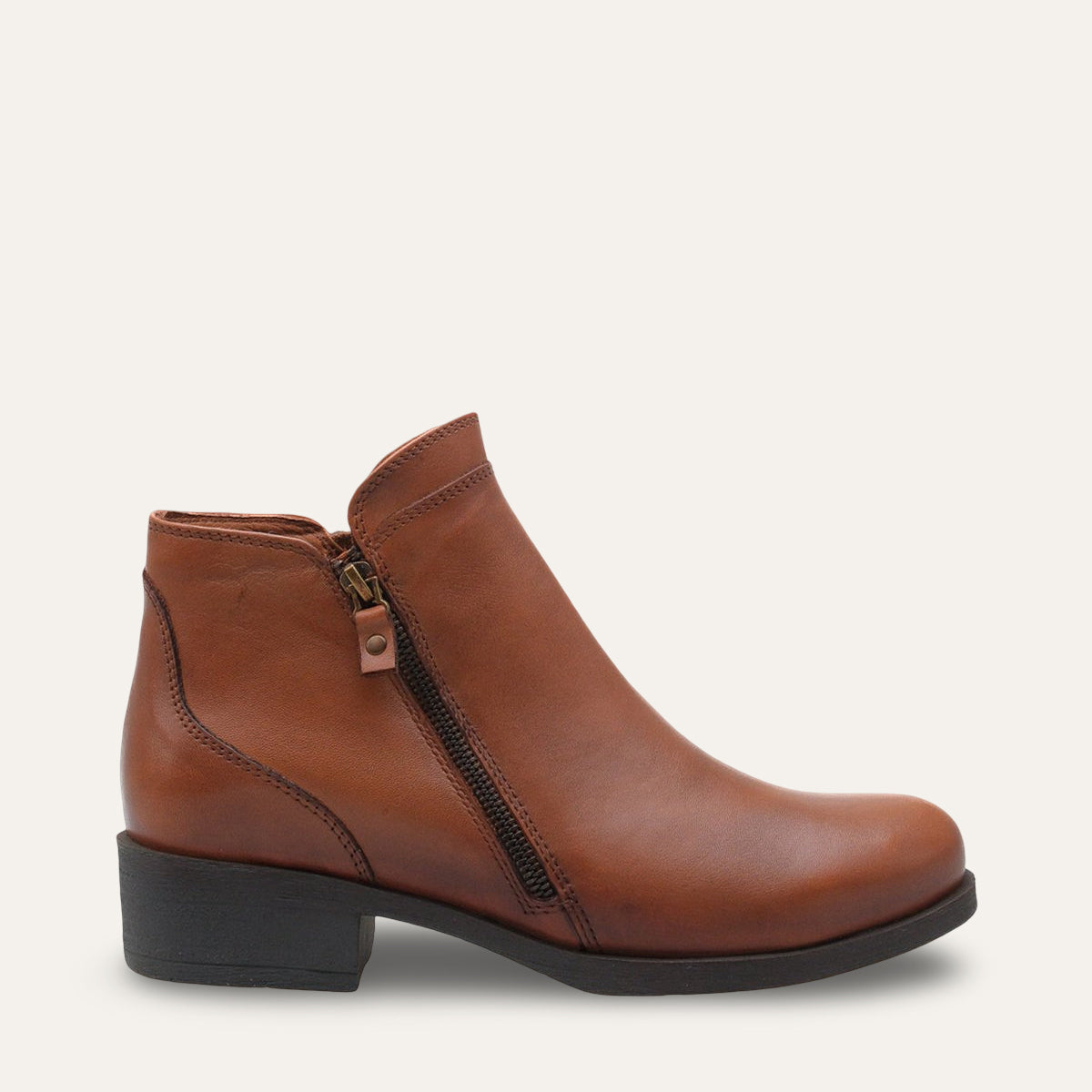 Vareli Genuine Leather Tan Boots – Jeyka