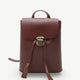 Azelea  Genuine Brown Leather Backpack