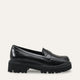 Bella Genuine Leather Black Loafer