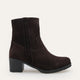 Masia Genuine Leather Suede Brown Boots