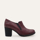 Celeste Genuine Leather Women Shoes Maroon