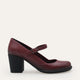 Sloane Genuine Leather Women Shoes Burgundy