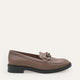 Hazelia Genuine Leather Mink Loafers