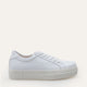 Soho Genuine Leather Women Sneakers White