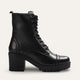 Crotone Genuine Leather Black Boots