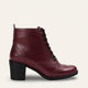 Hilsa Genuine Leather Suede Burgundy Boots