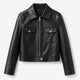 Astrid Black Leather Jacket Women