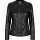 Jade Black Leather Jacket Women