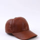 Jeyka Brown Leather Cap