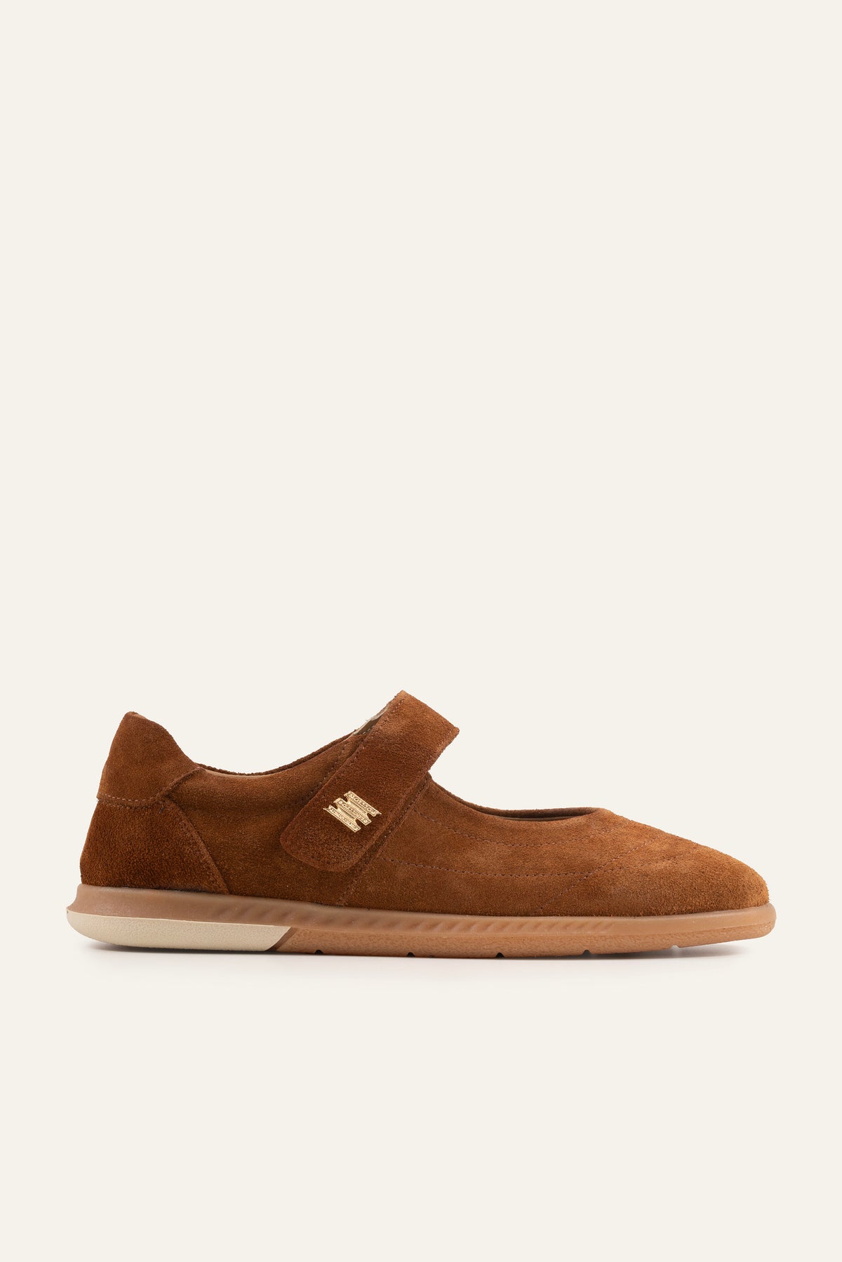 Pesaro Genuine Suede Women Mary Jane Flats Brown - view 1