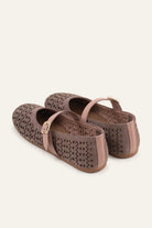 Umbria Genuine Suede Women Mary Jane Flats Taupe - view 4