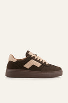 Verona Genuine Suede Women Sneakers Brown - view 1