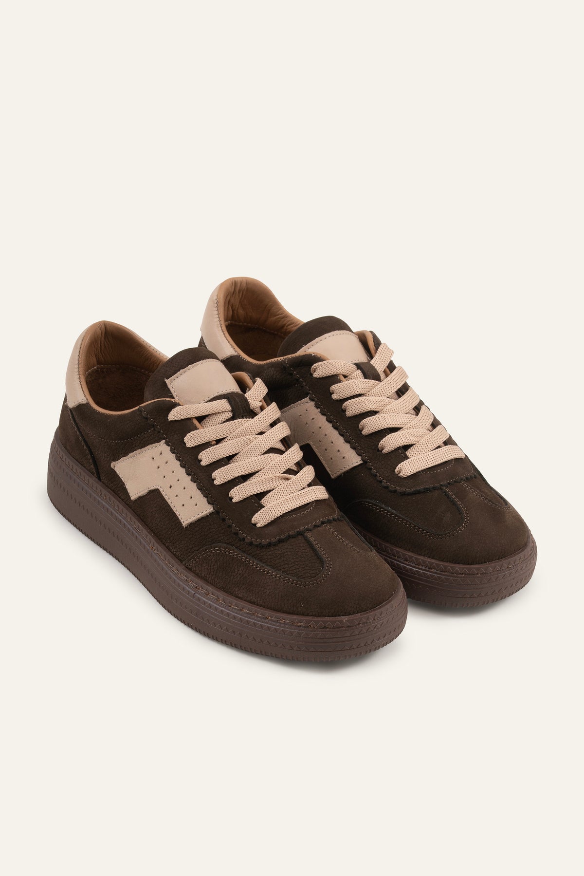 Verona Genuine Suede Women Sneakers Brown - view 3