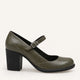 Sloane Genuine Leather Women Shoes Khaki