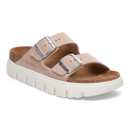 Arizona Chunky Light Rose Suede Leather Narrow