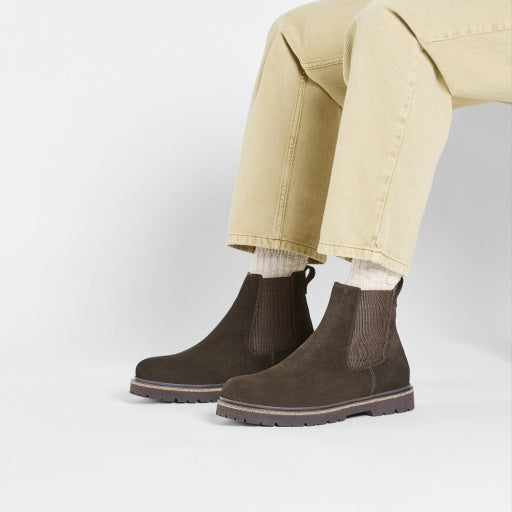 Highwood Slip On M Mocca Suede Leather Regular