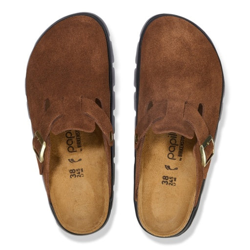 Boston Chunky Dark Tea Leather Narrow