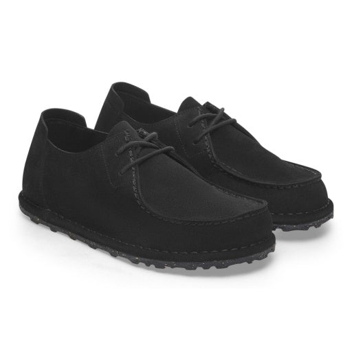 Utti Lace Black Suede Leather Regular