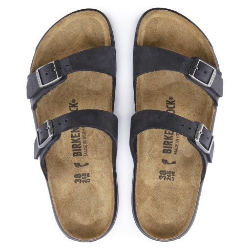 Sierra Cross Town Black Oiled Leather Narrow