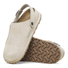 Lutry Eggshell Suede Leather Narrow