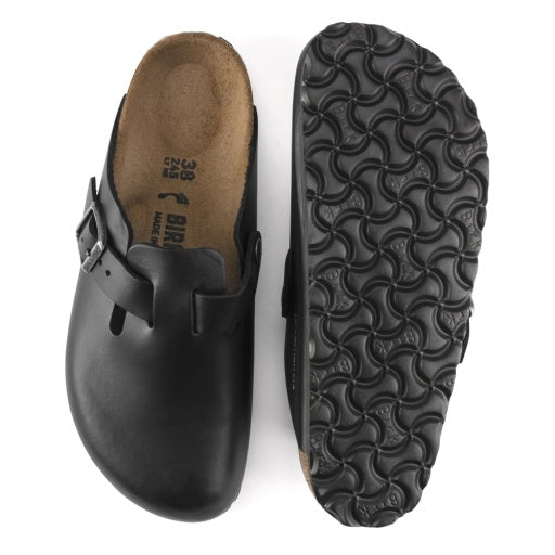 Boston Black Oiled Leather Regular