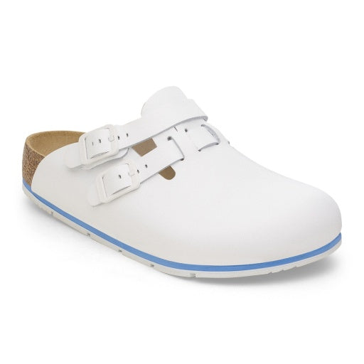 Kay Pro White PU Coated Natural Leather Narrow