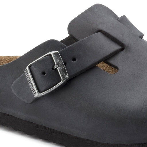 Boston Black Oiled Leather Regular