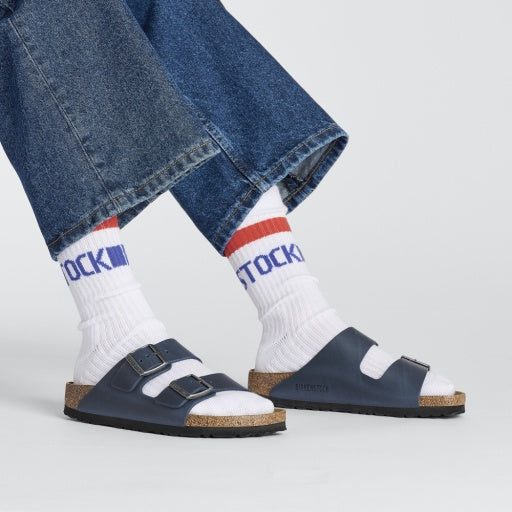 Cotton Crew Stripe White/Red/Blue