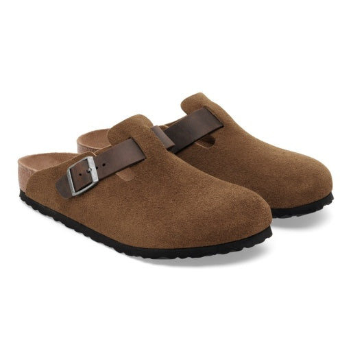 Boston Dark Tea Oiled/Suede Leather Regular