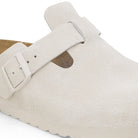 Boston SFB Antique White Suede Leather Narrow