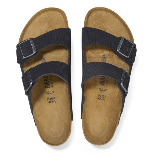 Arizona Corduroy Midnight Embossed Suede Leather Regular