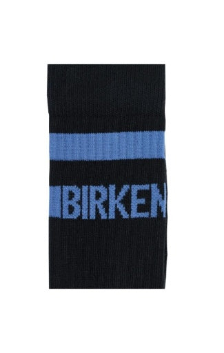 Cotton Crew Stripe Black/Blue