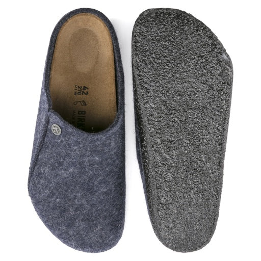 Zermatt Dark Blue Wool Felt Narrow