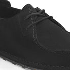 Utti Lace Black Suede Leather Regular