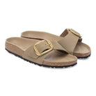 Madrid Big Buckle Tabacco Brown Oiled Leather Narrow