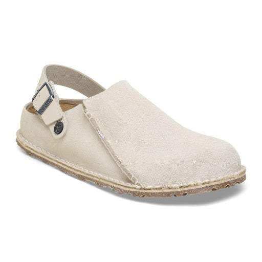 Lutry Eggshell Suede Leather Narrow