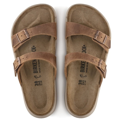 Sierra Cross Town Ginger Brown Oiled Leather Narrow