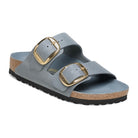 Arizona Big Buckle Basalt Grey Oiled Leather Narrow