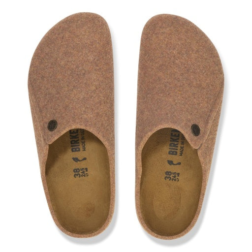 Zermatt Toffee Melange Wool Felt Narrow